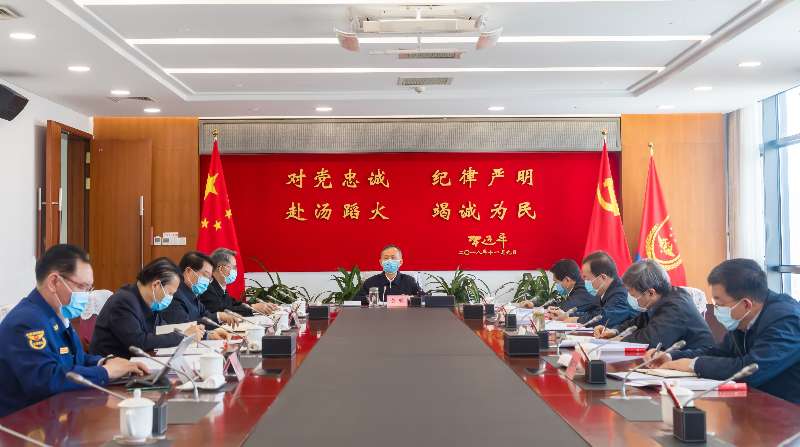 美女操逼无遮挡黄明在应急管理部党委会上强调 着力加强党委班子自...